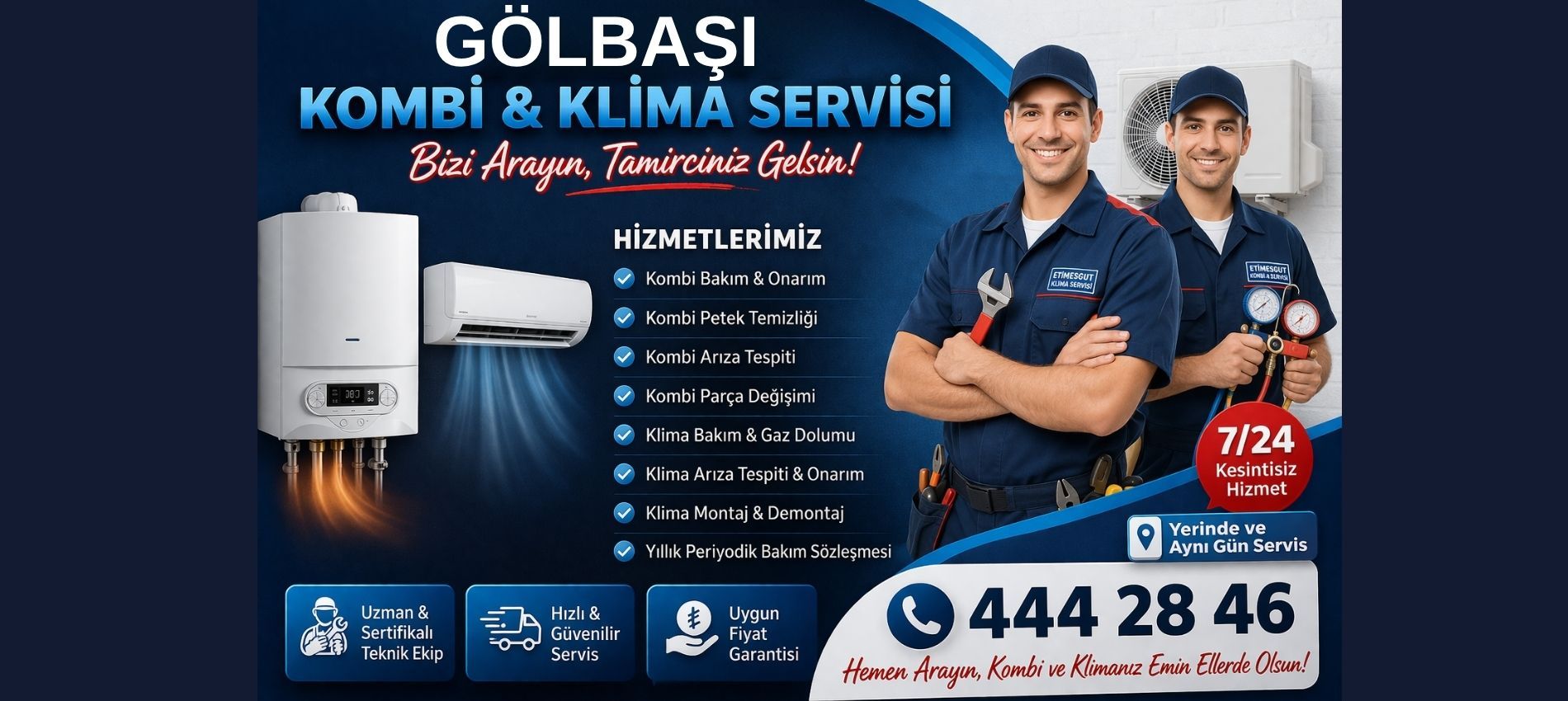 Gölbaşı Kombi Klima Servisi